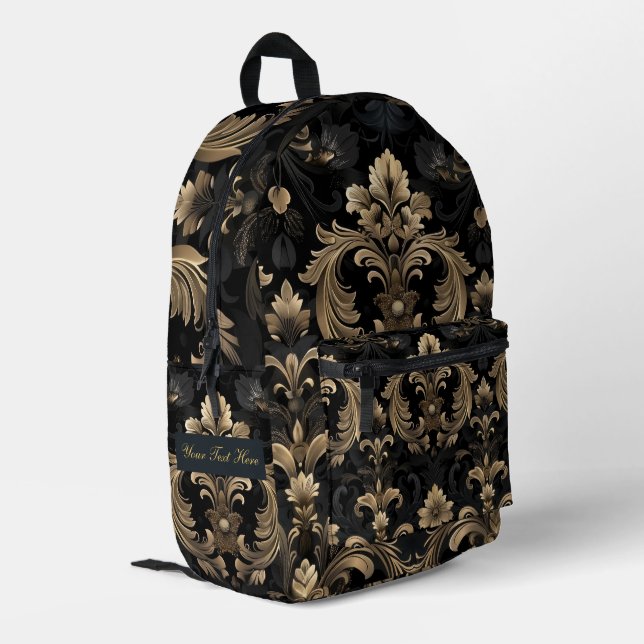 Mochila impresa personalizada de Dark Garden (Esquina izquierda trasera)