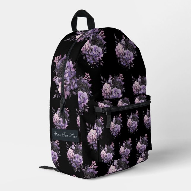 Mochila impresa personalizada de Dark Garden (Esquina izquierda trasera)