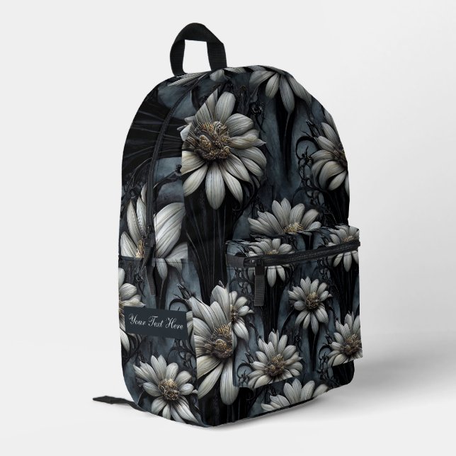 Mochila impresa personalizada de Dark Garden (Esquina izquierda trasera)