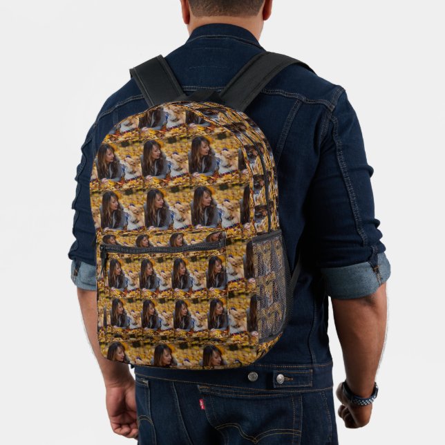 Mochila Impresa Personalizado agrega foto en mosaico personalízala (Insitu (Modelo))