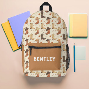 Mochila Impresa Personalizado Cowboy Personalizado occidental