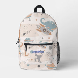Mochila Impresa Personalizado de dinosaurios para niños pequeños