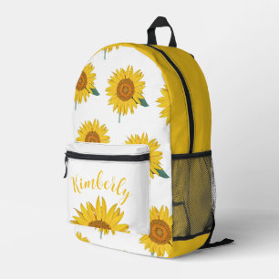 Mochila Impresa Personalizado de girasol