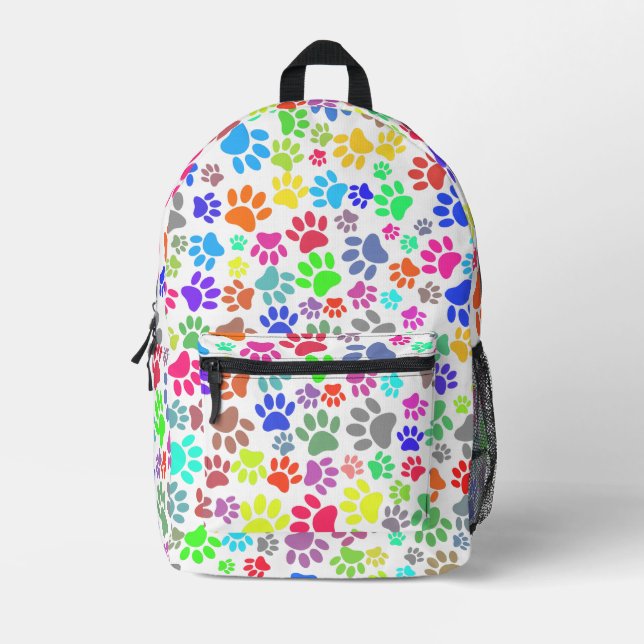 Mochila Impresa Personalizado de las pinturas de colores (Anverso)