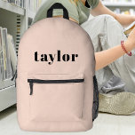 Mochila Impresa Personalizado de moda Minimalista rosa Rubor Guay<br><div class="desc">Presentamos la mochila impresa personalizada de moda Minimalista rosa Rubor Pink Modern de Guay, un accesorio excepcional que combina a la perfección estilo y funcionalidad para una variedad de propósitos. Esta mochila está diseñada para materiales de regreso a la escuela, ofreciendo un toque personalizado que resuena tanto con los estudiantes...</div>