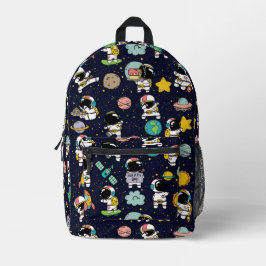 Mochila Impresa Personalizado del espacio ultraterrestre astronaut