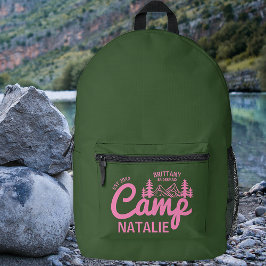 Mochila Impresa Personalizado del partido Bachelorette de Camp Bac
