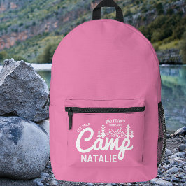 Mochila Impresa Personalizado del partido Bachelorette de Camp Bac