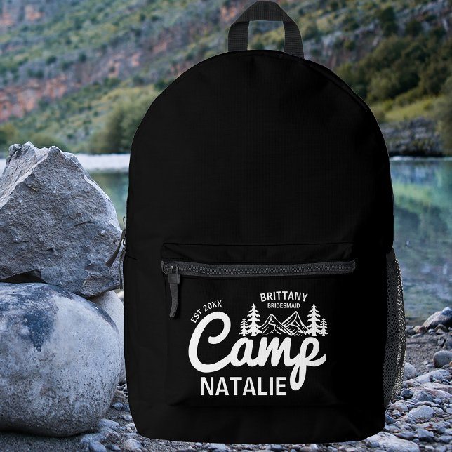 Mochila Impresa Personalizado del partido Bachelorette de Camp Bac (Subido por el creador)