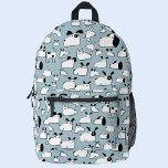 Mochila Impresa Personalizado del perro divertido<br><div class="desc">Todo tipo de dibujos animados divertidos para los amantes de los animales. Arte original de Nic Squirrell.</div>