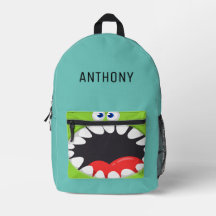 Personalizado divertida monogramada Verde Azul