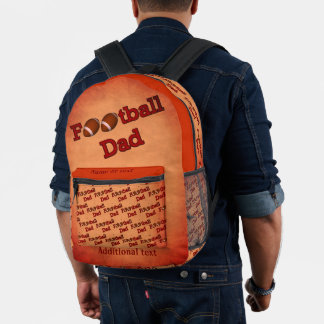 Mochila Impresa Personalizado el papa de fútbol