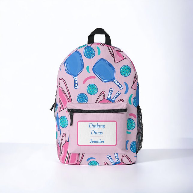 Mochila Impresa Personalizado equipo de pelotas de remo bolas de p (Subido por el creador)