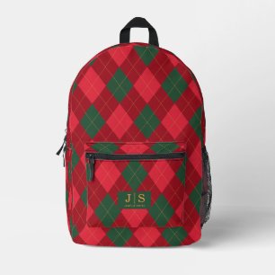 Mochila Impresa Personalizado Fancy Monograma Marca