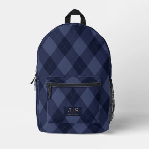 Mochila Impresa Personalizado Fancy Monograma Marca