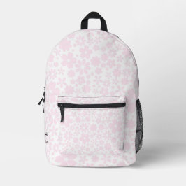Mochila Impresa Personalizado Flores de cerezo rosado Minimalista 