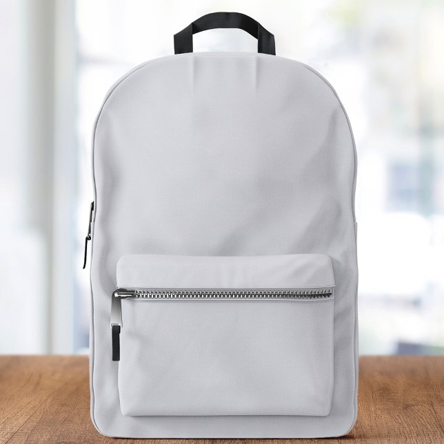 Mochila Impresa Personalizado Gris personalizado francés (French Gray Personalized Custom Printed Backpack)