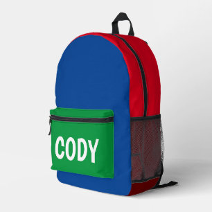 Mochila Impresa Personalizado multicolor