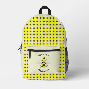Mochila Impresa Personalizado neutral de género de bebe amarillo l