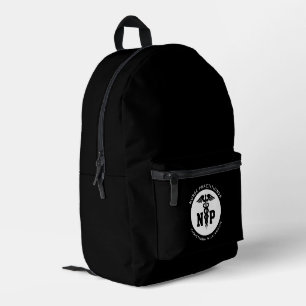 Mochila Impresa Personalizado Nurse Practicante Graduación Caduceu