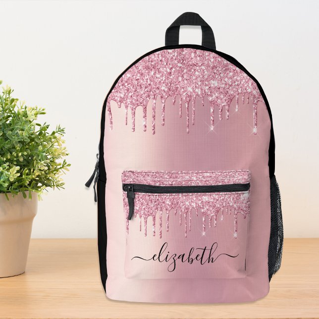 Mochila Impresa Personalizado Purpurina rosa de moda (Subido por el creador)