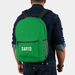 Mochila Impresa Personalizado verde simple
