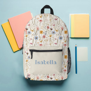 Mochila Impresa Personalizado Wildflower