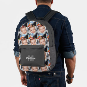 Mochila Impresa Personalizar Su modelo fotográfico nombre monogram