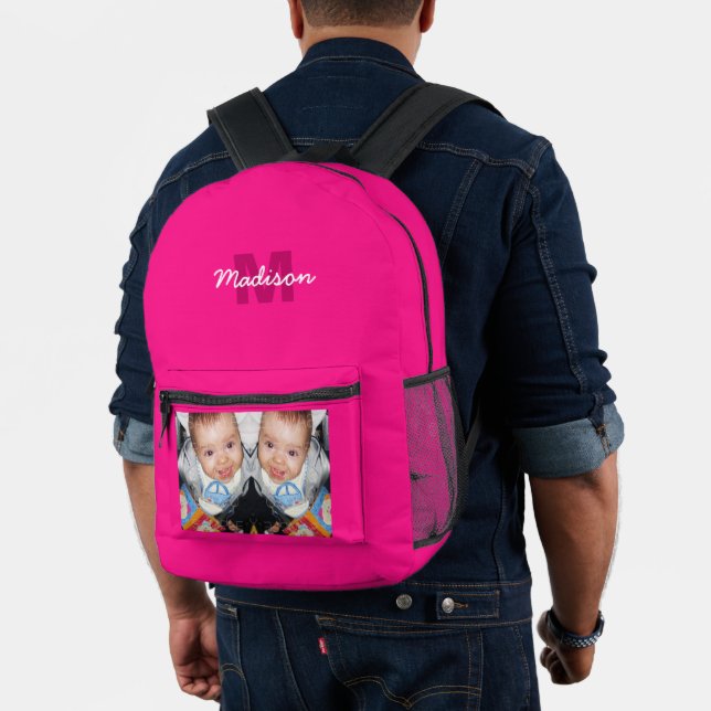 Mochila Impresa Personalizar Su personalizado fotográfico monogram (Insitu (Modelo))