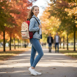 Mochila Impresa Personalized Cute Cherry Dessert