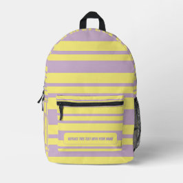 Mochila Impresa Personalized Horizontal Stripe Backpack