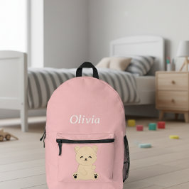 Mochila Impresa Personalized Kids' Backpack with Bear and Name