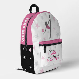 Mochila Impresa Personalized Rhythmic Gymnast Dream Big School Bag