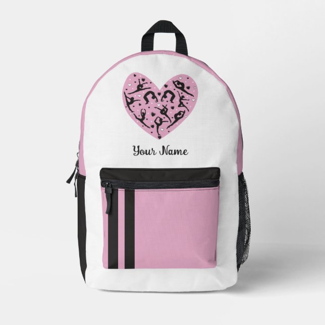 Mochila Impresa Personalized Rhythmic Gymnastics Girls Backpack (Anverso)