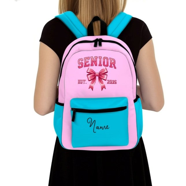 Mochila Impresa Personalized Senior 2026 with Pink Bow  (Subido por el creador)