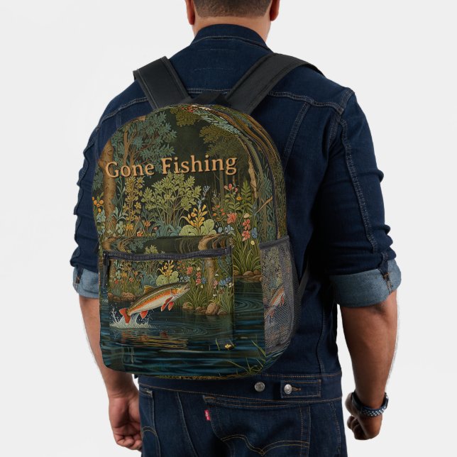 Mochila Impresa Pesca con mosca rusa (Insitu (Modelo))