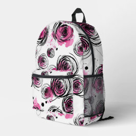 Mochila Impresa Pétalos insignificantes Patrones sin foco