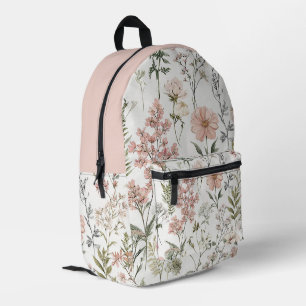 Mochila Impresa Pétalos Serenos