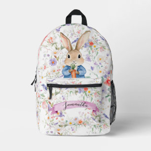 Mochila Impresa Peter Rabbit Wildflowers Birds Floral Brands