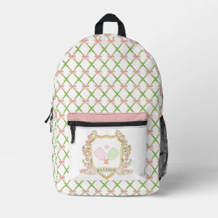 Mochila Impresa Pickle Pink Pickle Ball con nombre adicional perso