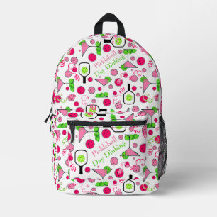 Mochila Impresa Pickleball Day Dinking Cosmo Coctail Pink Green