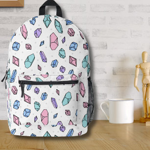 Mochila Impresa Piedra de gemas de moda para pastel de moda suave