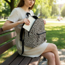 Piel de animal Leopardo Pelaje Marrón Impreso Pers