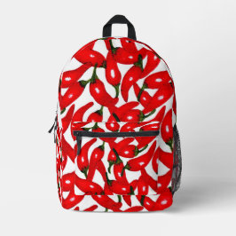 Mochila Impresa Pimientos Picantes