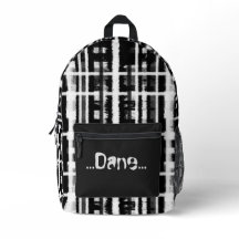 Pincel abstracto del patrón blanco negro