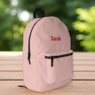 Mochila Impresa  Pink Backpack for Her - Custom Name Design