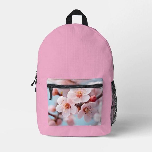 Mochila Impresa Pink Blossom Magic  (Anverso)