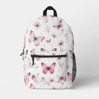 Mochila Impresa Pink Butterflies 