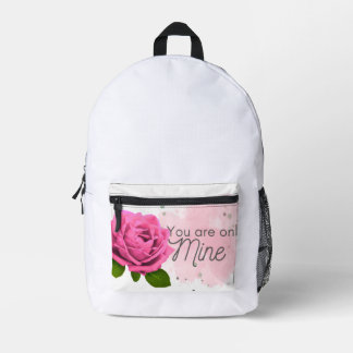 Mochila Impresa Pink colour flowers