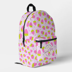Mochila Impresa Pink de fresa